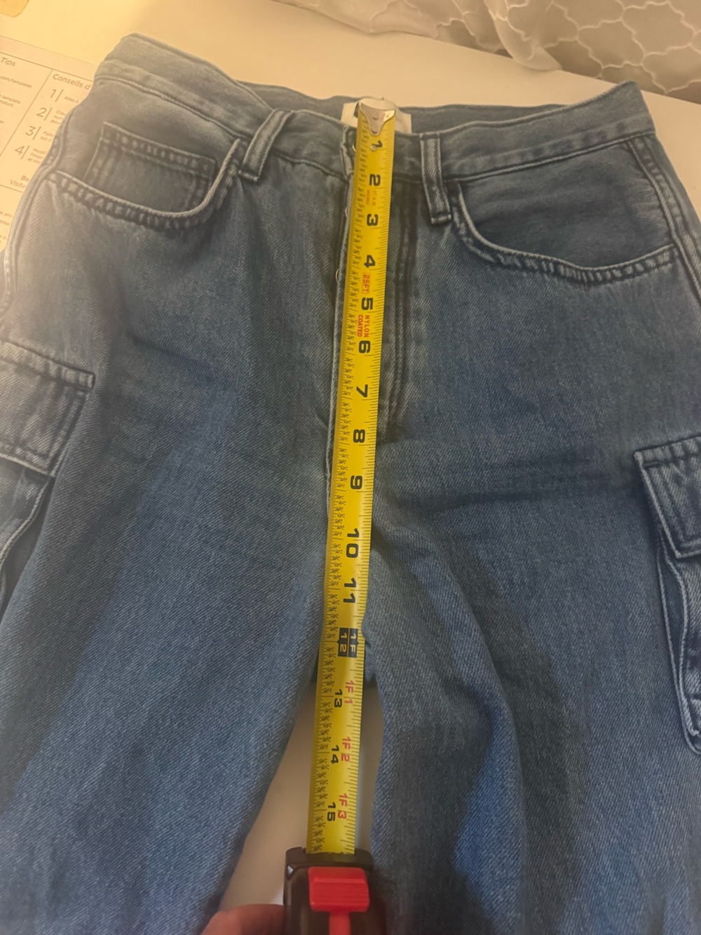 Favorite Daughter The Carly Cargo Jeans in Highway Size 26 - Picture 15 of 16